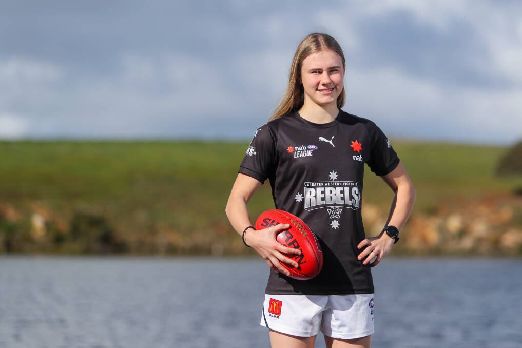 ON A MISSION: Warrnambool teenager Renee Saulitis wants to join the AFLW on Tuesday night via the draft. Picture: Morgan Hancock 
