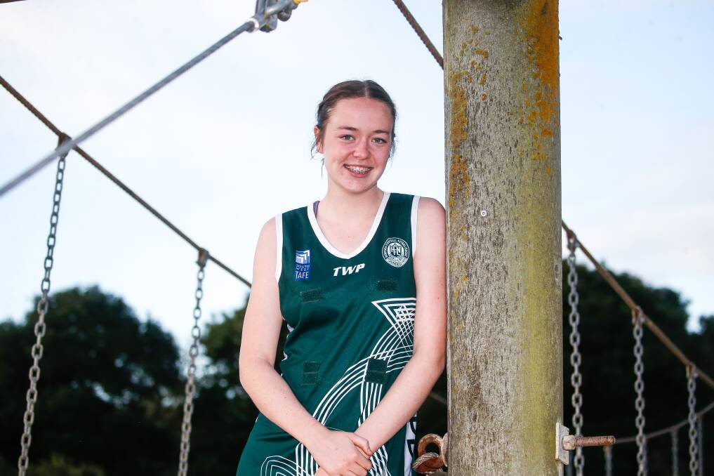 AIMING HIGH: Meg Carlin will play a role in the Hampden league's goal circle on Sunday. Picture: Anthony Brady 