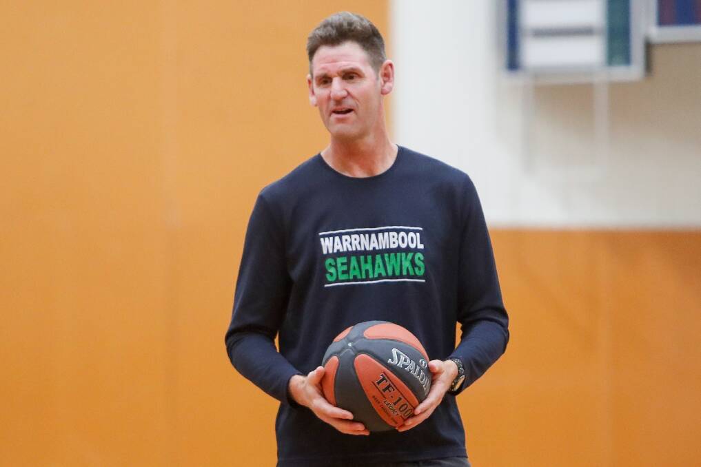 HOLDING PATTERN: Shane Smith was preparing to coach his first Big V game when Warrnambool Seahawks' season was postponed. Picture: Morgan Hancock