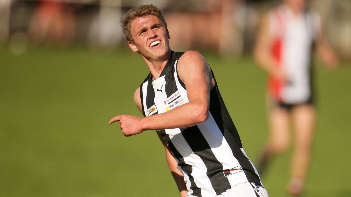INFLUENTIAL: Hamish Sinnott kicked two goals and was Camperdown's best against Portland. Picture: Chris Doheny 