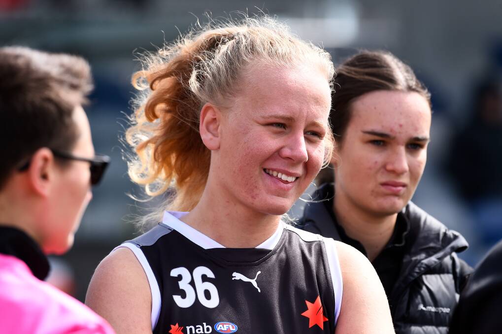 NEXT LEVEL: Mitzi Adamson made her NAB League debut earlier this year. Picture: Adam Trafford 