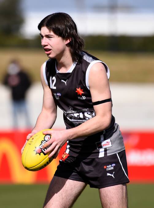 NEXT STEP: GWV Rebels graduate Fraser Marris is training with VFL club Geelong in a bid to make the Cats' 2022 list. Picture: Adam Trafford 