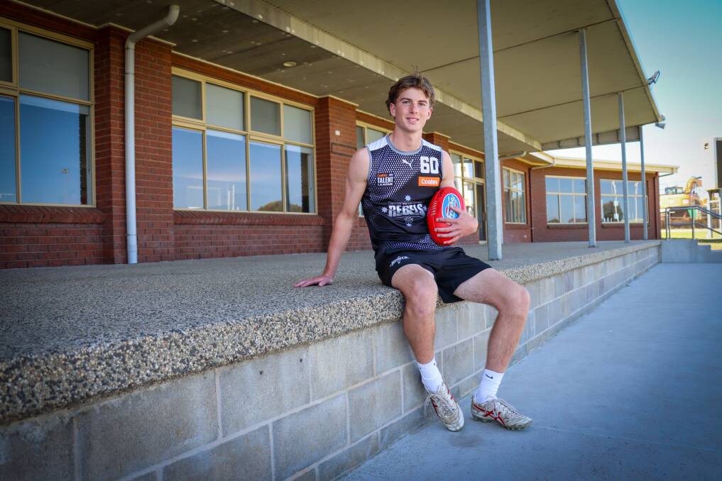 Brodie Phillips, who lives near Glenthompson, has been travelling to Warrnambool to train with GWV Rebels. Picture by Justine McCullagh-Beasy 