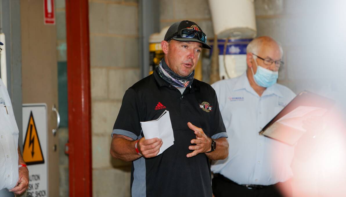 STEP FORWARD: Premier Speedway general manager David Mills says the track upgrade is a smart investment. Picture: Anthony Brady 