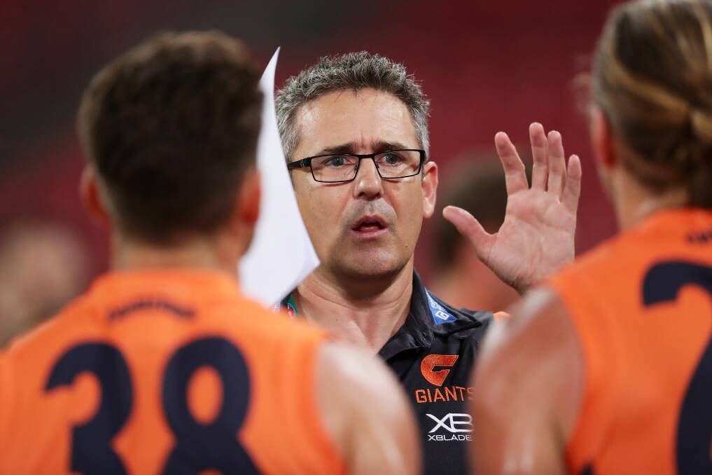 WINNING WAYS: Leon Cameron guided GWS Giants to a round one win against Geelong before the AFL season was postponed until May 31 at the earliest. Picture: Getty Images