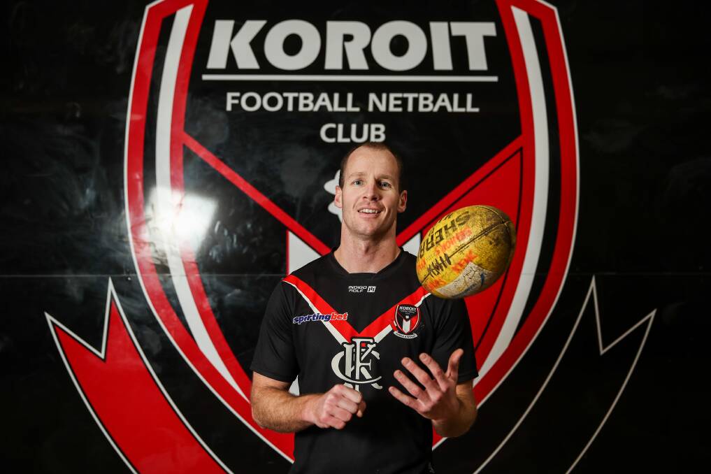 CLUB PRIDE: Tim McPherson will notch his 100th game for Koroit on Saturday. Picture: Morgan Hancock 
