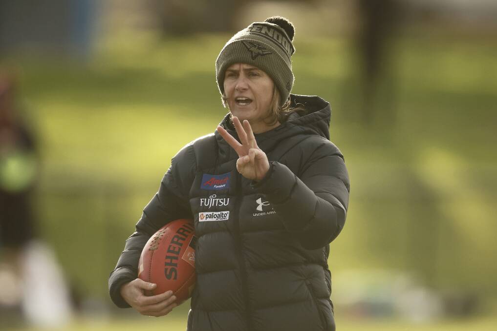 Warrnambool export Natalie Wood is preparing for her second season as Essendon's AFLW coach. Picture by Getty Images 