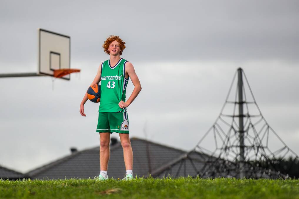 STANDING TALL: Emerging Warrnambool basketballer Wil Rantall wants to do his home town proud on the national stage. Picture: Morgan Hancock 