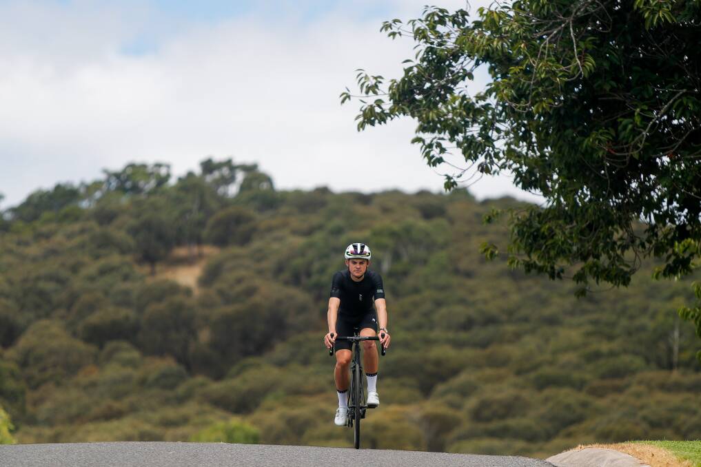 LONG ROAD AHEAD: Bailey McDonald is eager for his first Melbourne to Warrnambool Cycling Classic. Picture: Morgan Hancock 