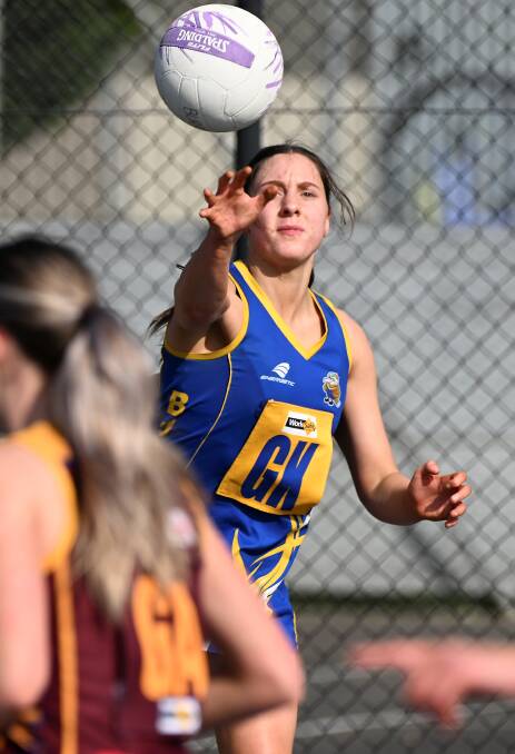 Matilda Pollard in action for Sebastopol. Picture by Lachlan Bence 