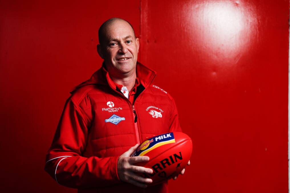 KICKING ON: Leigh Anderson is excited to coach Dennington. Picture: Chris Doheny 