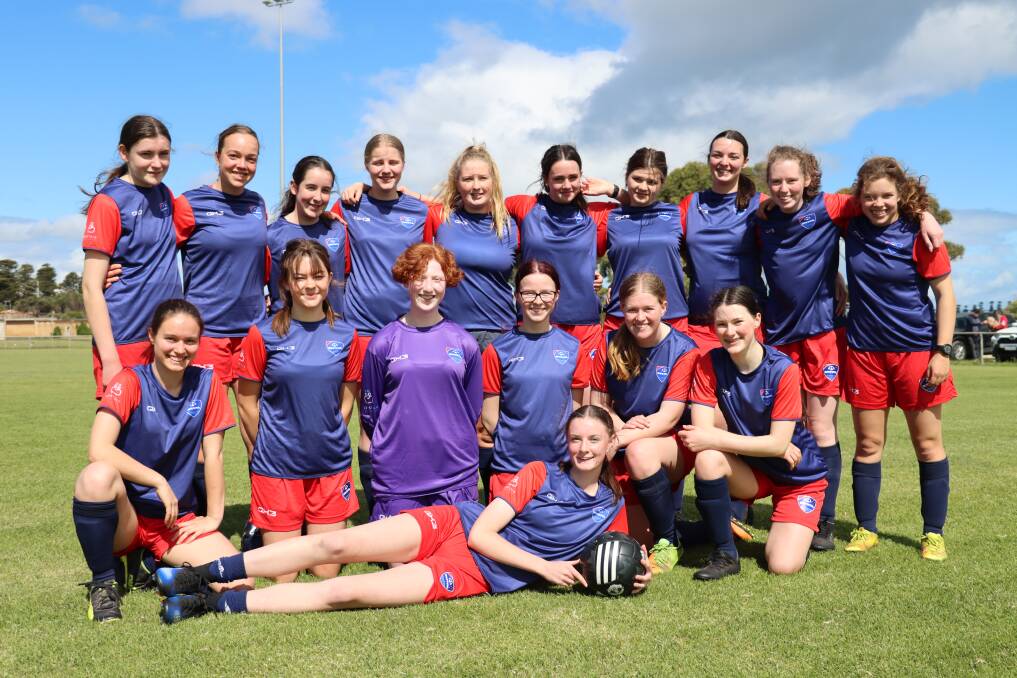 GAME DAY: South West Victoria Football Association's under 16 girls' team. Picture: Justine McCullagh-Beasy 