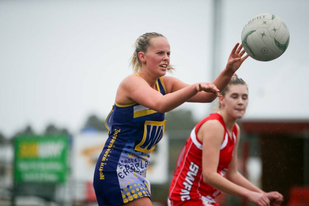 BACK ON COURT: Netballers such as Phoebe Wittmann have the chance to play again on Saturday. Picture: Chris Doheny
