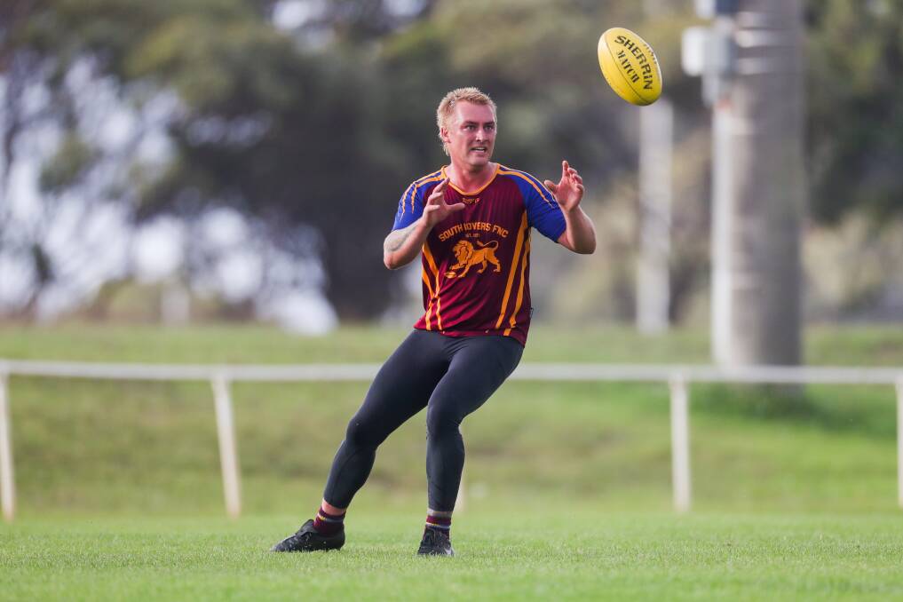 ATTACKING OPTION: Merrivale hopes to use Nathan Krepp inside forward 50 and the midfield in 2021. He has joined the Tigers from WDFNL rival South Rovers. Picture: Morgan Hancock