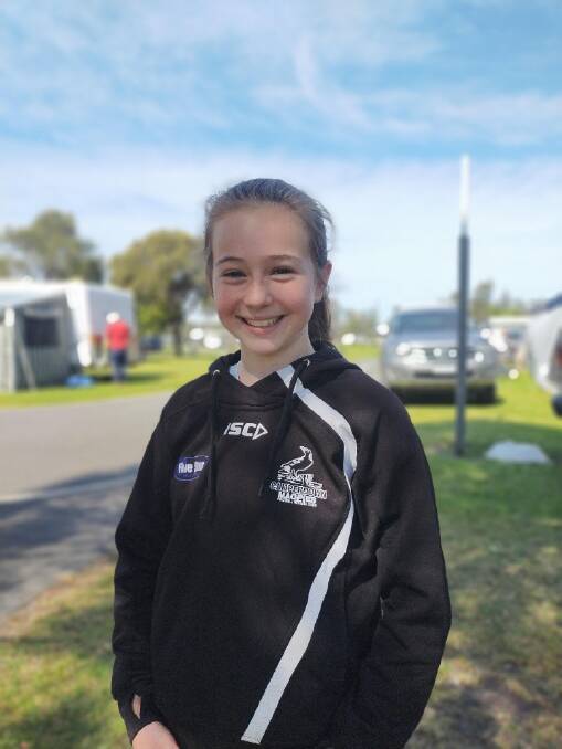 WINNING WAYS: Camperdown's Piper Stephens won the Hampden league 13 and under best and fairest. 