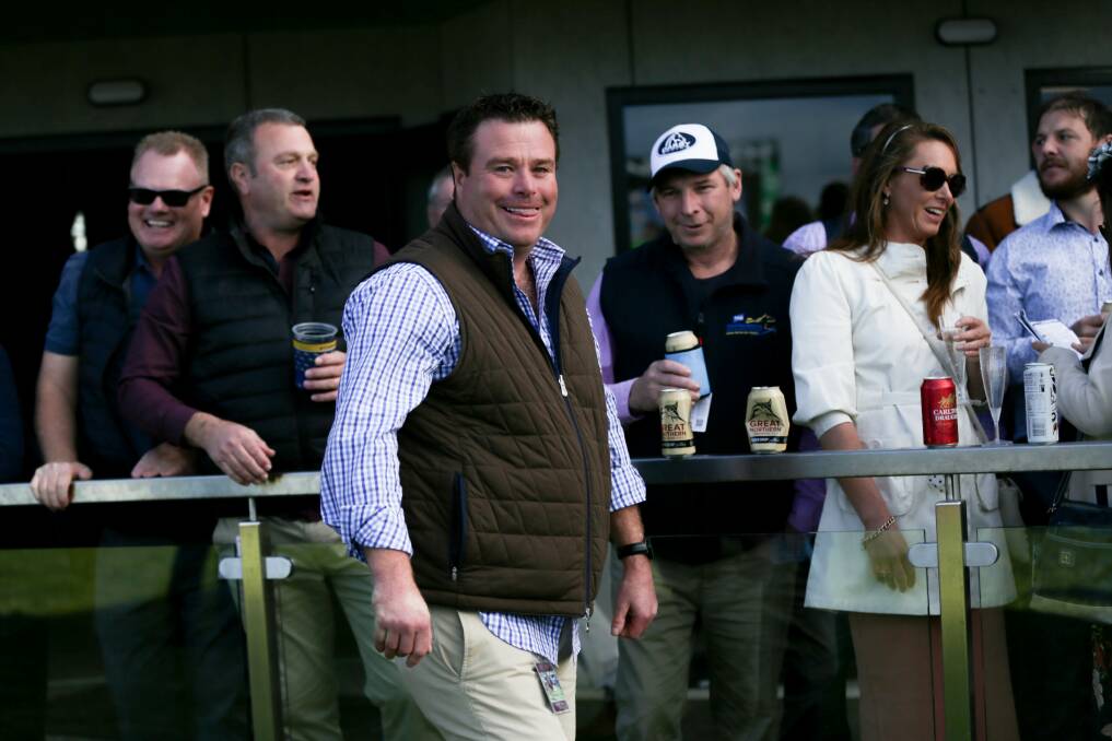 WORTH THE EFFORT: Sarodec trainer Richard Laming was rapt to get a win at the 'Bool. Picture: Chris Doheny 