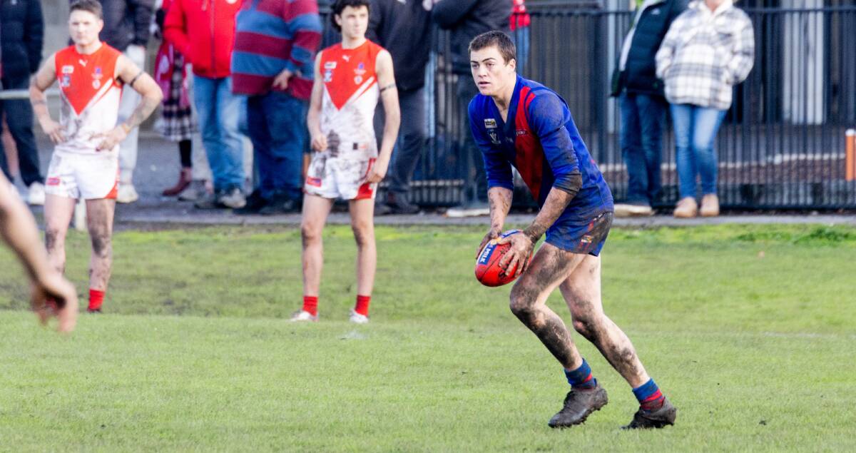 Terang Mortlake's Xavier Vickers faces a stint on the sidelines. Picture by Anthony Brady 