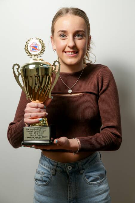 WINNER: Russells Creek's Charlotte Van Der Starre won the WDFNL 17 and under best and fairest. Picture: Chris Doheny