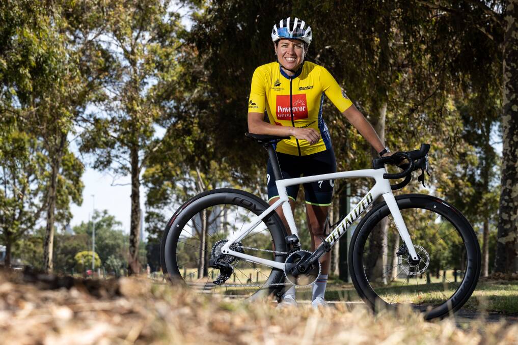 TALENTED: Matilda Raynolds has completed the 267-kilometre Melbourne to Warrnambool cycling race. Picture: Con Chronis 
