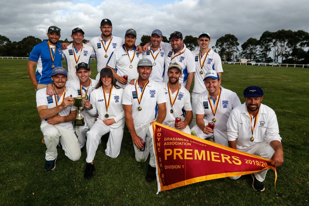 PREMIERS: Hawkesdale won the 2019-20 premiership. Will the Cats win the last GCA title this season? Picture: Anthony Brady 