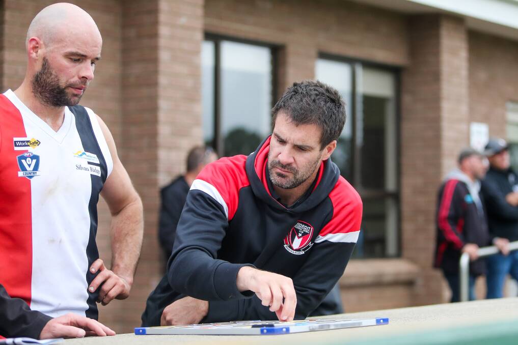 MOVING THE MAGNETS: Chris McLaren is eager to win a fourth premiership as Koroit coach. Picture: Morgan Hancock 