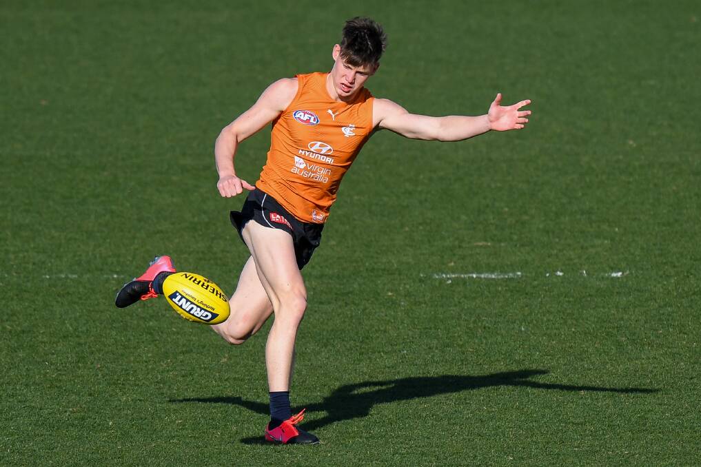 BIG STRIDES: Sam Walsh won the AFL rising star in his first season and has shown no signs of second-year Blues in 2020. Picture: Morgan Hancock