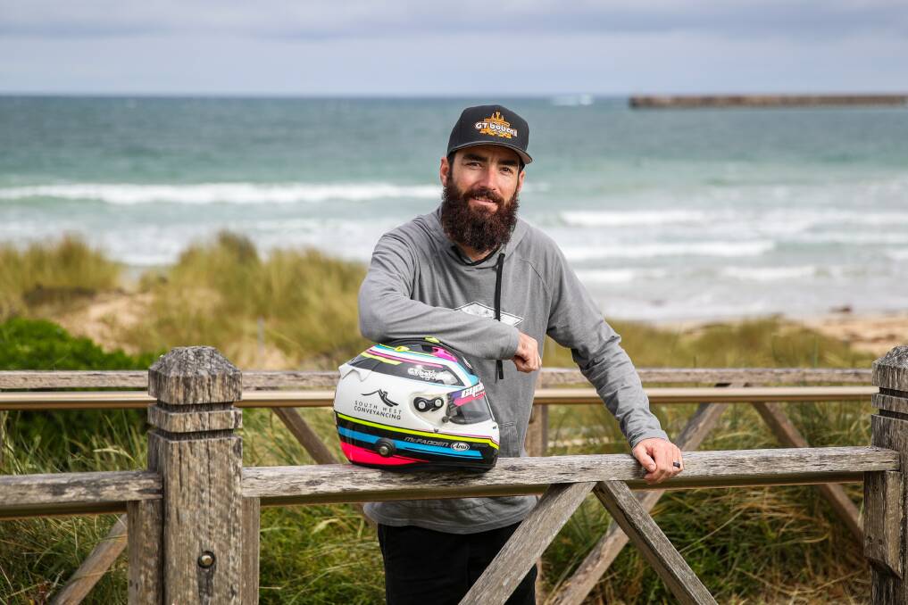 DOWN TIME: James McFadden is home in Warrnambool after racing in America. Picture: Morgan Hancock 