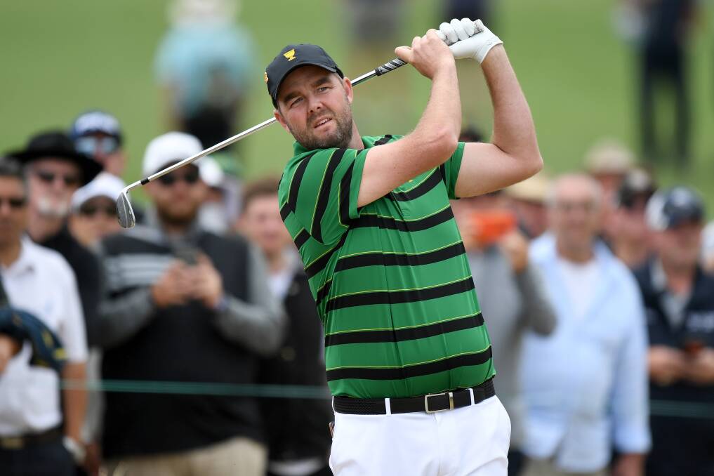 STAYING FOCUSED: Warrnambool export Marc Leishman is using the PGA Tour break to spend time with his family. But the American-based golfer is also eyeing major tournaments. Picture: Morgan Hancock 