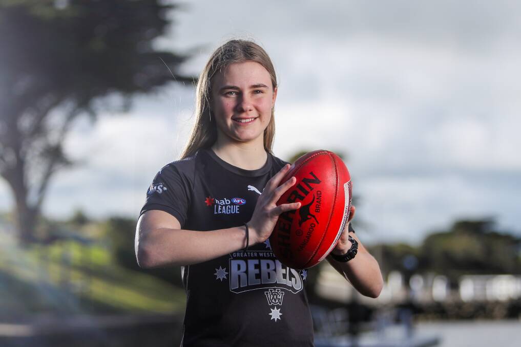 TALENTED: Warrnambool's Renee Saulitis, who plays NAB League for GWV Rebels, has been invited to the AFLW national combine. Picture: Morgan Hancock 