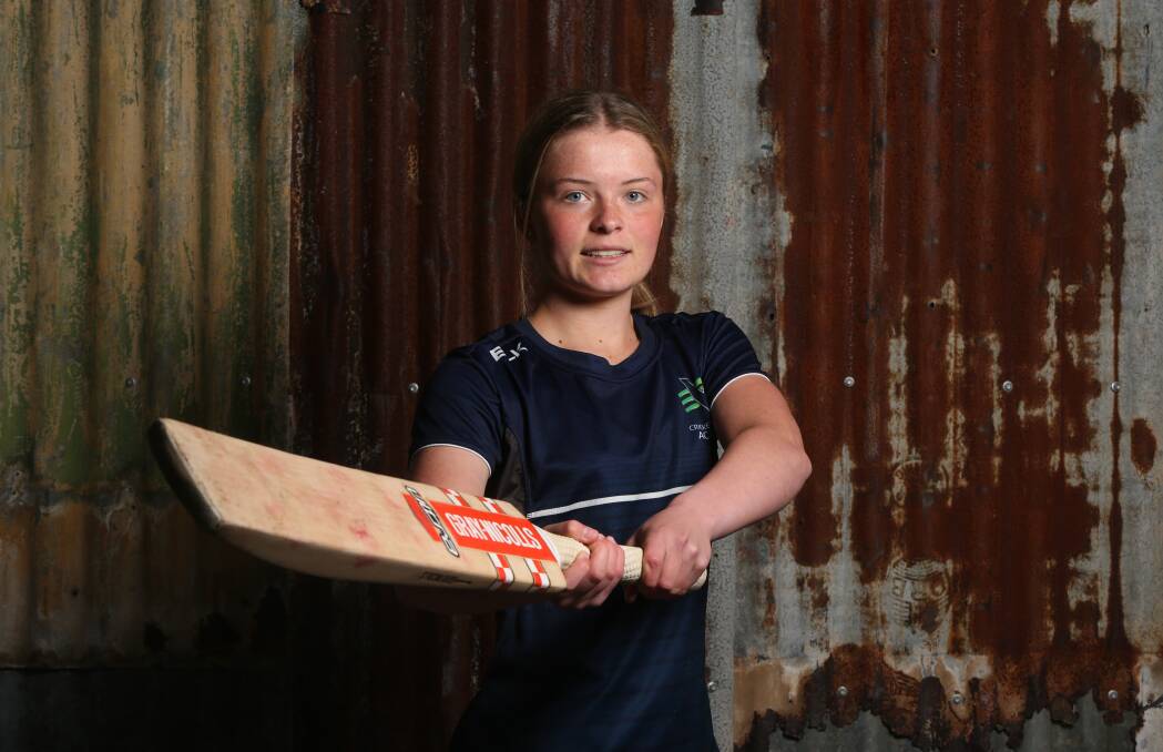 GAME ON: Milly Illingworth is progressing as an all-rounder who specialises in fast bowling. 