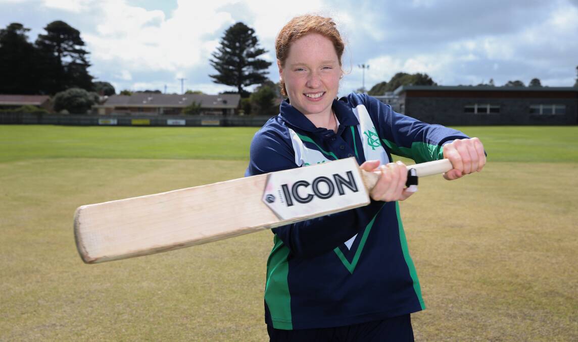 MULTI-TALENTED: Cricket is Maddie Green's number one sporting priority but she is also establishing herself in Port Fairy's senior netball side. 