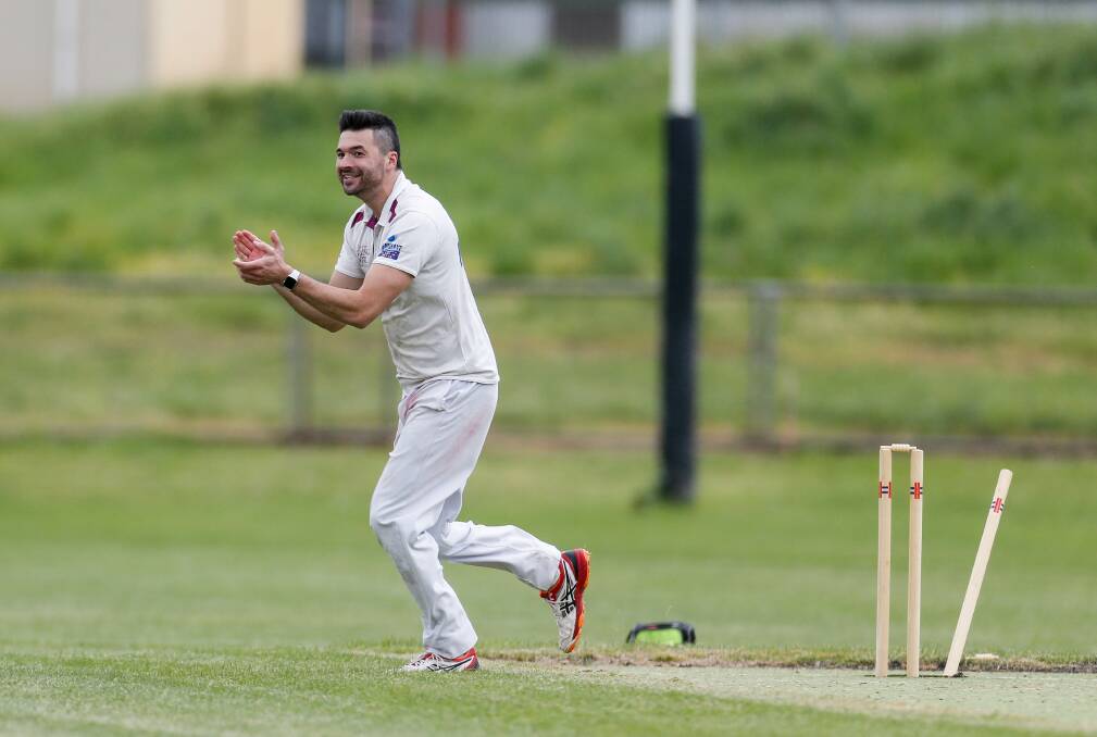 SO CLOSE: Gus Bourke narrowly missed out on a century on Saturday. He made 97. Picture: Anthony Brady 