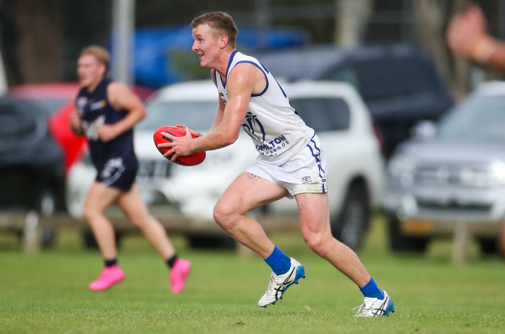 EMERGING: Rory Gill played all 12 home-and-away games in a shortened 2021 season. Picture: Morgan Hancock 