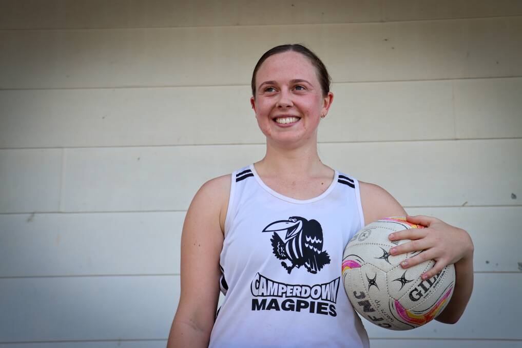 At 25, Grace Lucas is one of Camperdown's more experienced netballers. Picture by Justine McCullagh-Beasy 