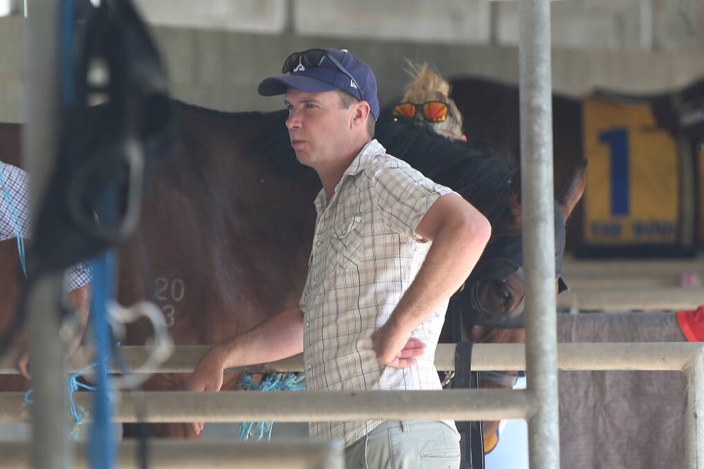 RIGHT CONDITIONS: Trainer Aaron Purcell is happy with the track rating at Flemington. Picture: Mark Witte 