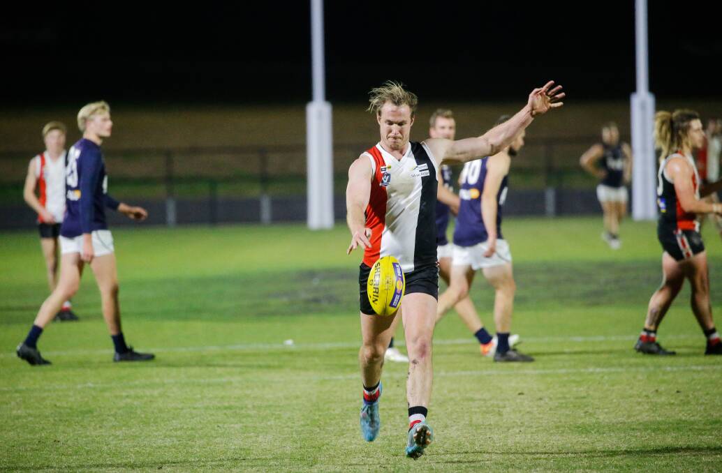 ON TARGET: Will Couch kicked six goals for Koroit on Friday night. Picture: Anthony Brady 