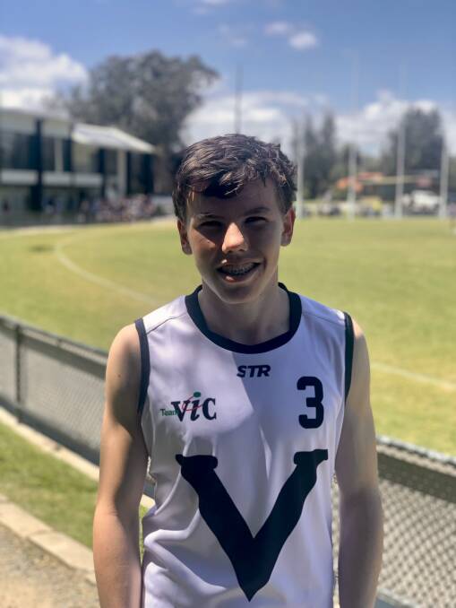 BIG V: Finn O'Sullivan played in a winning Victorian team on Sunday. 