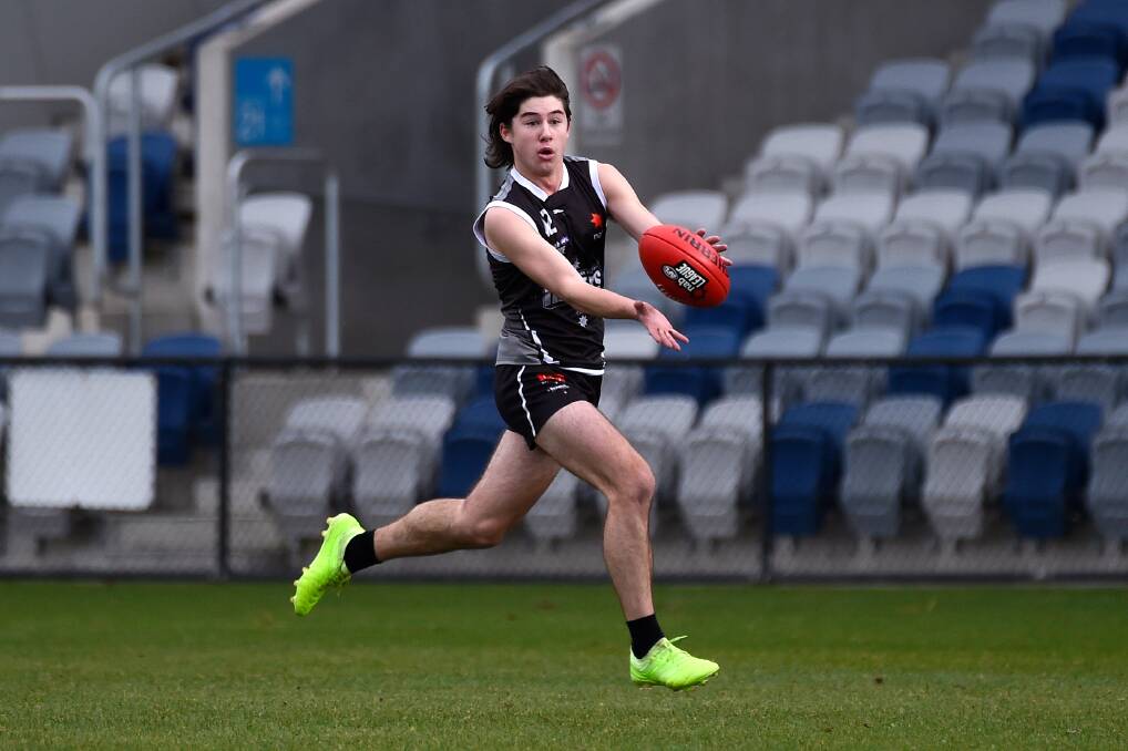 BUSY SCHEDULE: Fraser Marris has played for South Warrnambool, GWV Rebels, AFL Academy and Sydney's VFL team in 2021. He filled in for the Swans, who are temporarily based in Melbourne, on Sunday. Picture: Adam Trafford