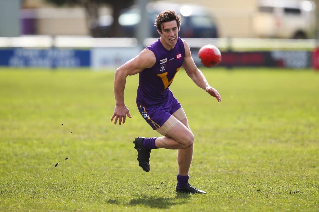 WELCOME BACK: Matt Sully will don Port Fairy's purple and gold on Saturday. 