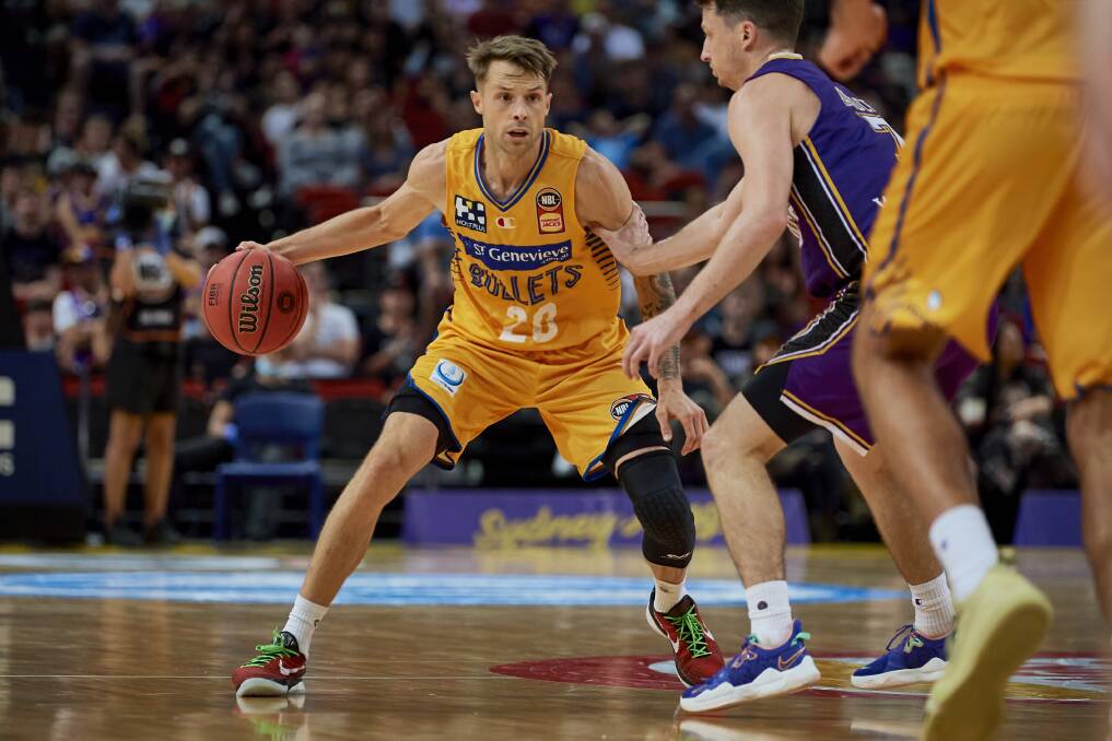 SIZZLING FORM: Brisbane's Nathan Sobey is averaging 22 points a game in the NBL. Picture: Getty Images 