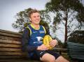 New North Warrnambool Eagles footballer Harley Cobb is enjoying his time at Bushfield. Picture by Justine McCullagh-Beasy 