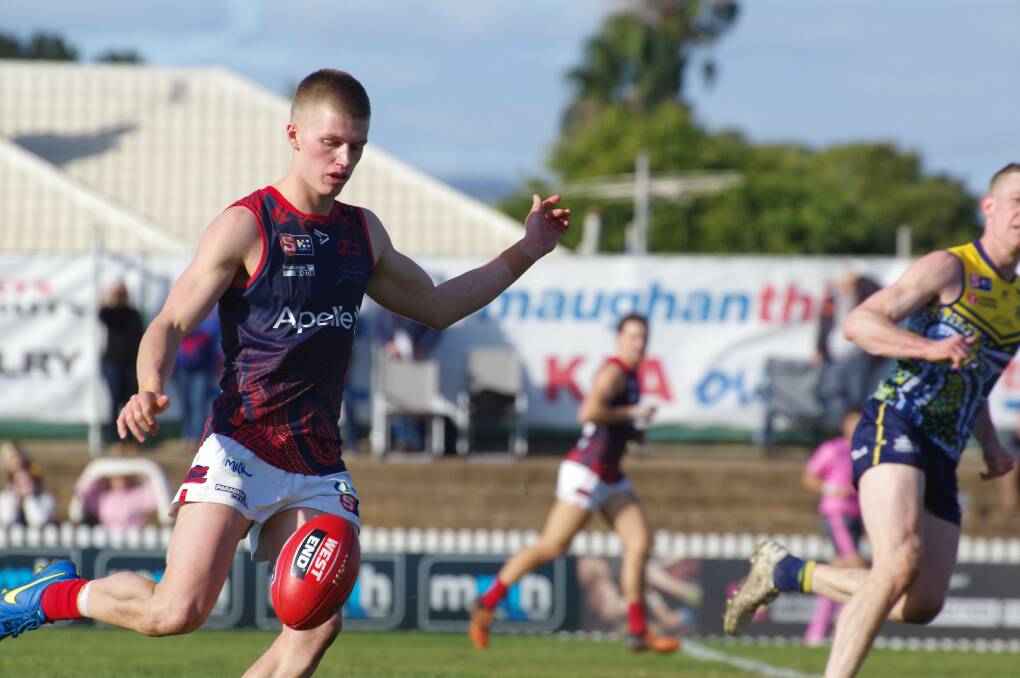 Jay Rantall is averaging 22.6 disposals a game for Norwood. Picture by John Emery 