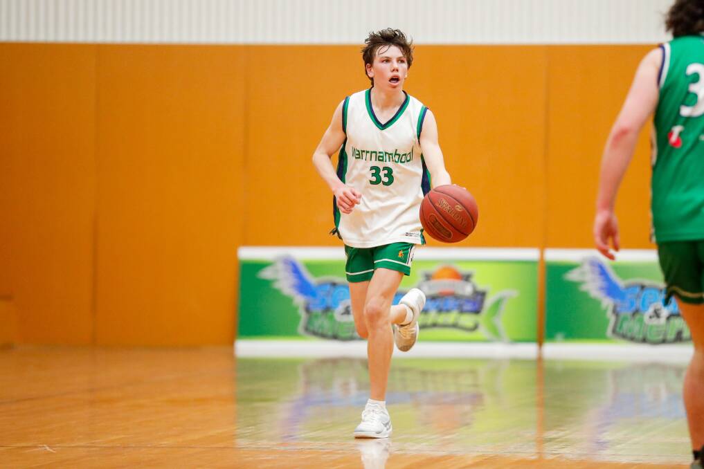 BUSY SCHEDULE: Finn O'Sullivan also plays basketball and cricket for Warrnambool and Koroit respectively. Picture: Morgan Hancock 