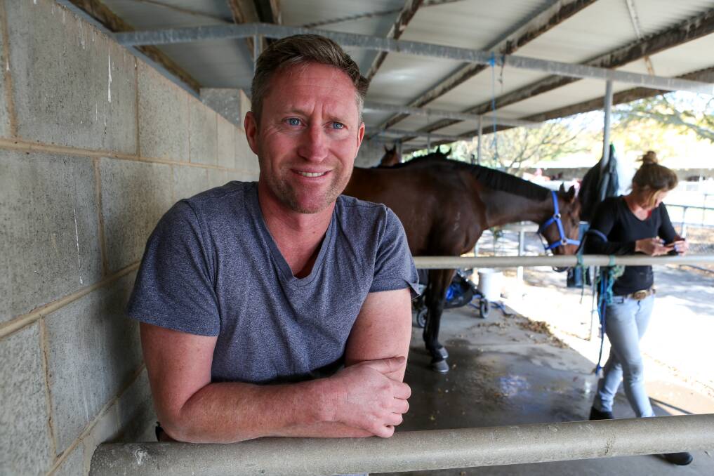 AT THE OFFICE: Patrick Ryan is a horse trainer based out of Warrnambool. 