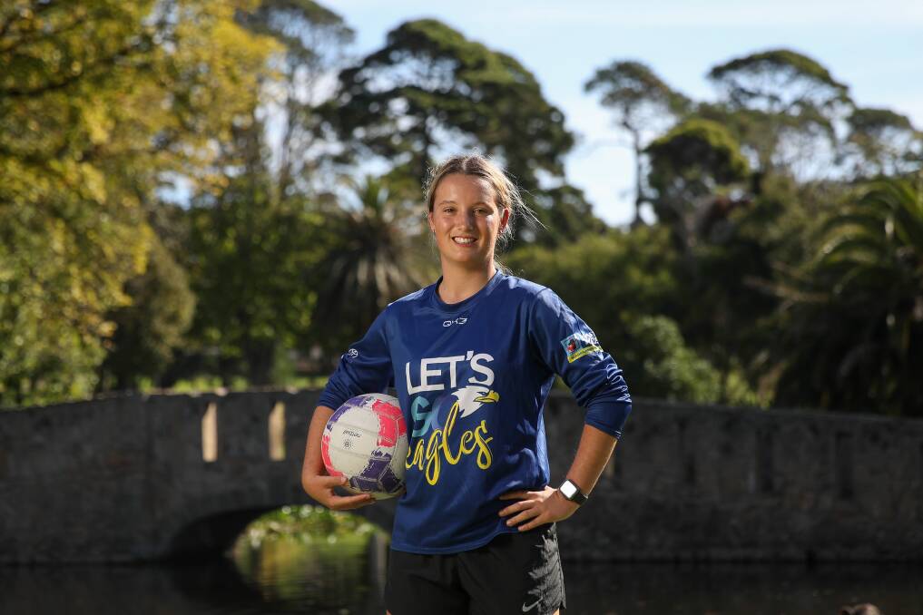 NEXT STEP: North Warrnambool Eagles' Nikiah Thomas is one of the club's emerging players. Picture: Morgan Hancock 