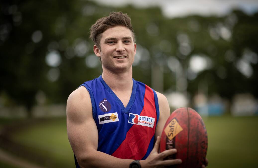 Luke McConnell is one of four new faces at Terang Mortlake thus far. Picture by Sean McKenna 