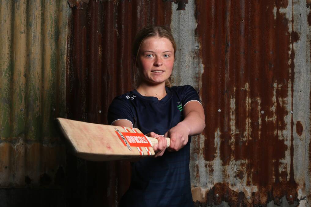 MAKING AN IMPACT: Milly Illingworth, 15, wants to cement a spot in Heytesbury Rebels' division one men's team in 2020-21. Picture: Mark Witte 