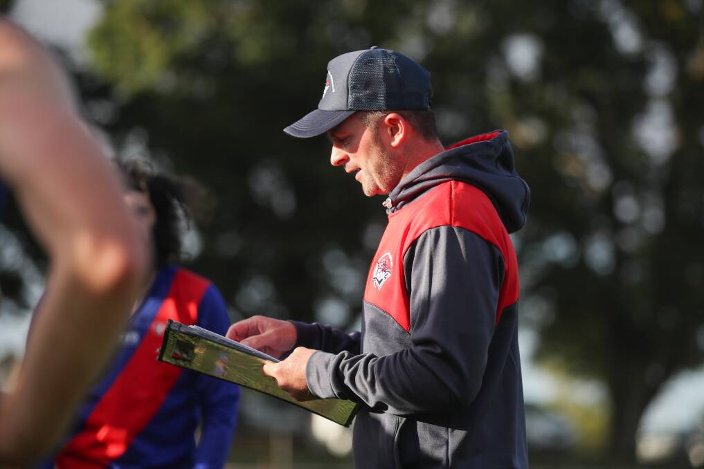 PLANNING: Terang Mortlake coach Ben Kenna will have players returning from injury after the bye. Picture: Morgan Hancock 