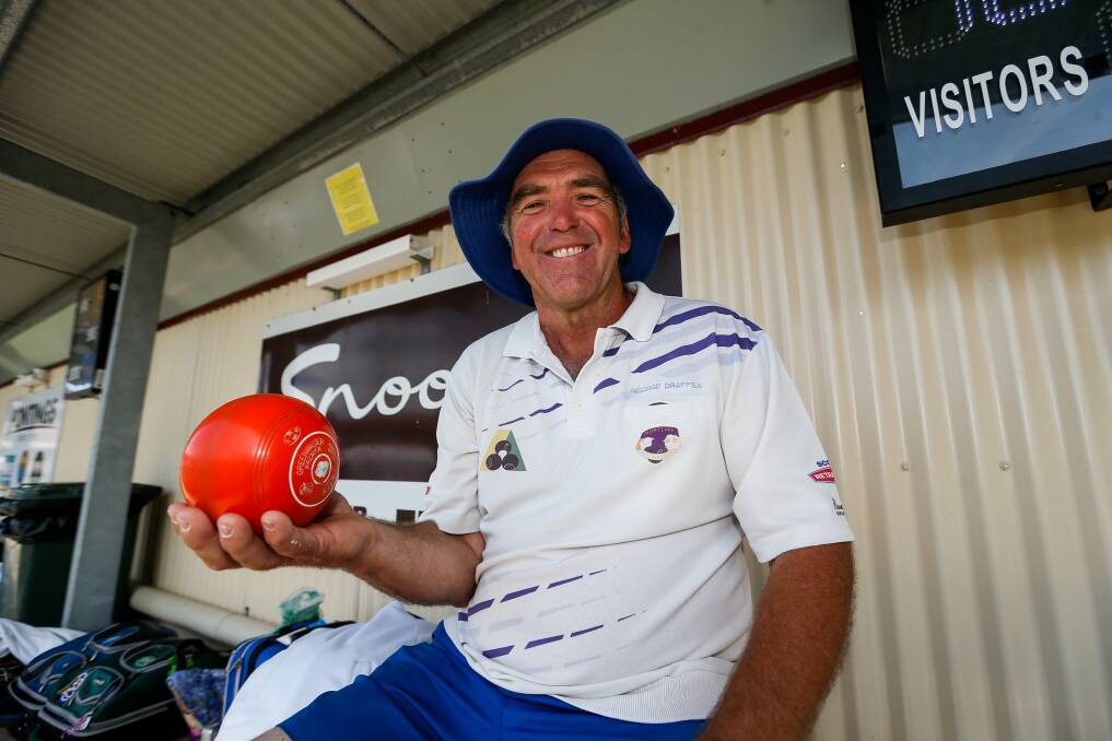 NEW LEADER: Mortlake's George Draffen has stepped up as Western District Bowls Division chairperson for the 2020-21 season. Picture: Anthony Brady 