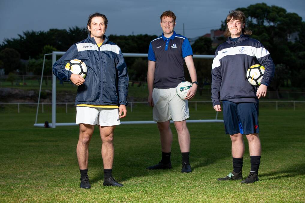 TRIPLE THREAT: Warrnambool Rangers' Josh Bourke, Cameron Pyke and Cam Jennings will play key roles in the BDSA in 2021. Picture: Chris Doheny 